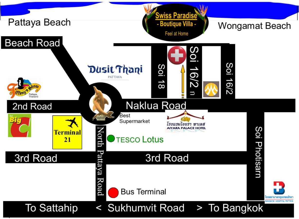 Swiss Paradise Boutique Villa Pattaya Exterior foto